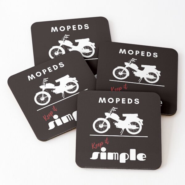 Item preview, Mopeds keep it simple - white / Antianeira designed and sold by Antianeira.
