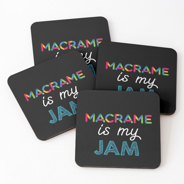 Item preview, Macrame is my Jam. Funny Macrame Design designed and sold by Custom365.