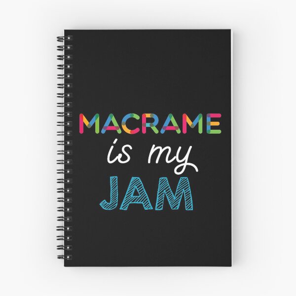 Item preview, Macrame is my Jam. Funny Macrame Design designed and sold by Custom365.