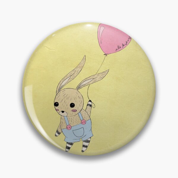 Bunny & Balloon Pin
