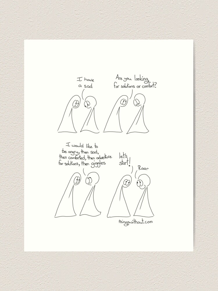 Alternate view of A Sad (Raaar) - Things Without Art Print