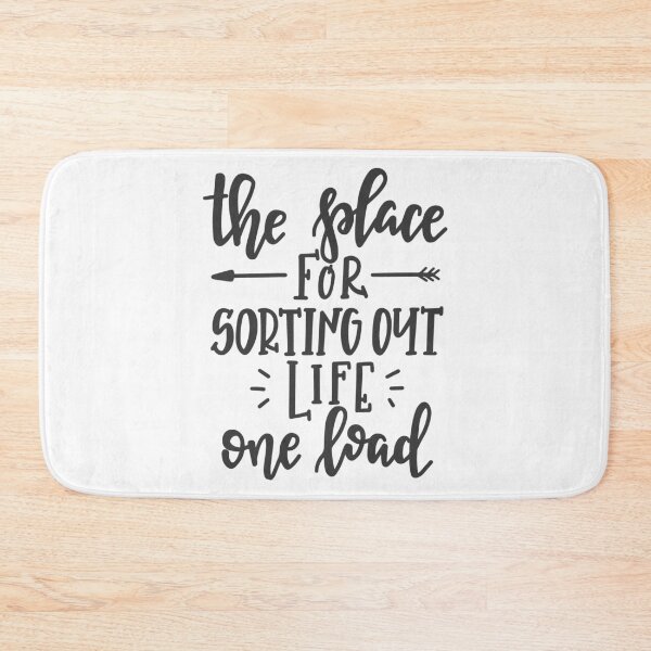 Item preview, The Place For Sorting Out Life One Load At A Time Funny Laundry Room Art designed and sold by Briekel.