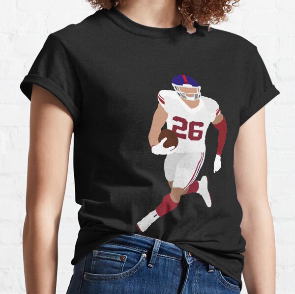 Saquon Barkley T-Shirt, Classic Vintage Bootleg NFL T-Shirt - Ink In Action