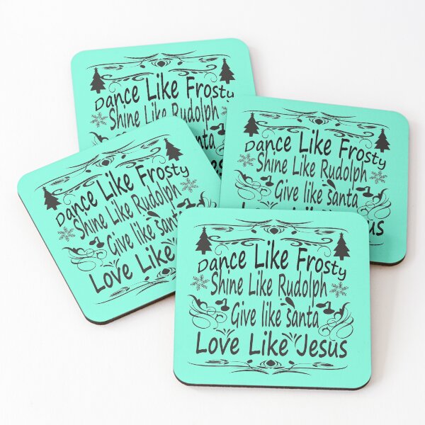Item preview, dance like frosty shine like rudolph love like jesus designed and sold by buzz1days.