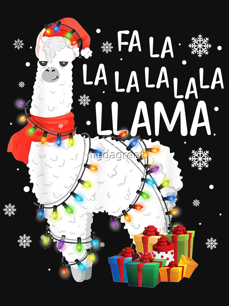 18 Fa La Fa La La La La La Llama Christmases: Llama Gift For Teen