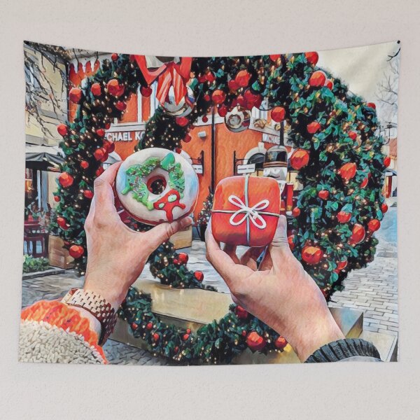 Item preview, New York city Christmas designed and sold by AnnaAndVibes.