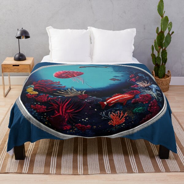 Item preview, Jellyfish Coral reef scene designed and sold by killies.