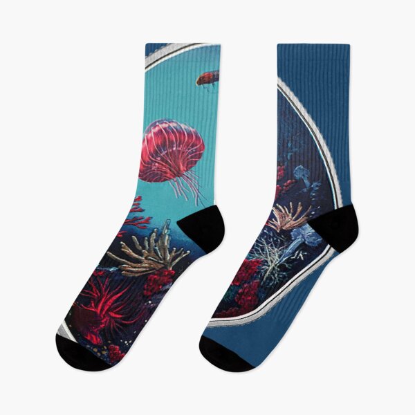 Item preview, Jellyfish Coral reef scene designed and sold by killies.