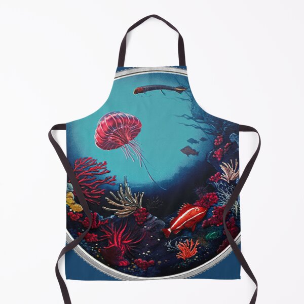 Item preview, Jellyfish Coral reef scene designed and sold by killies.