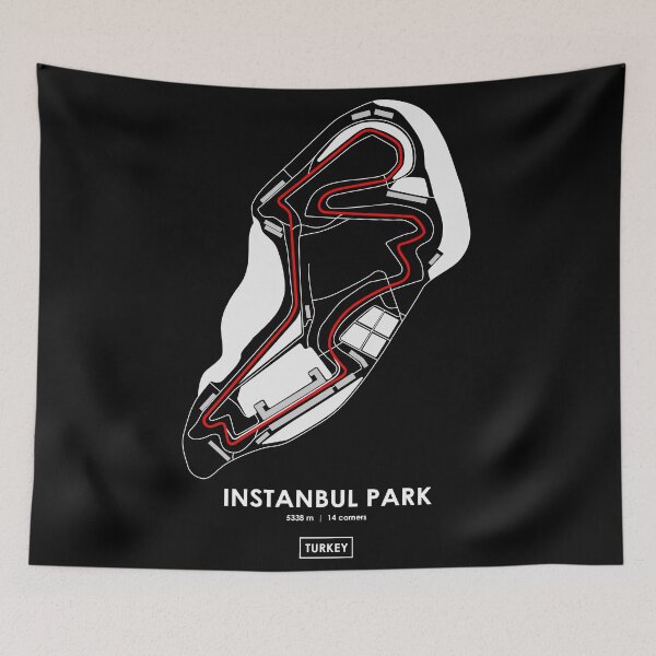 Item preview, INSTANBUL PARK - TURKEY TRACK MAP 2.0 RED designed and sold by andreanastasio.