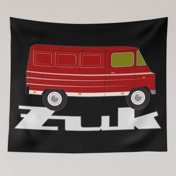 Item preview, Zuk truck (red on black) designed and sold by Groenendijk.
