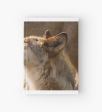Wolf enjoying the sun Hardcover Journal