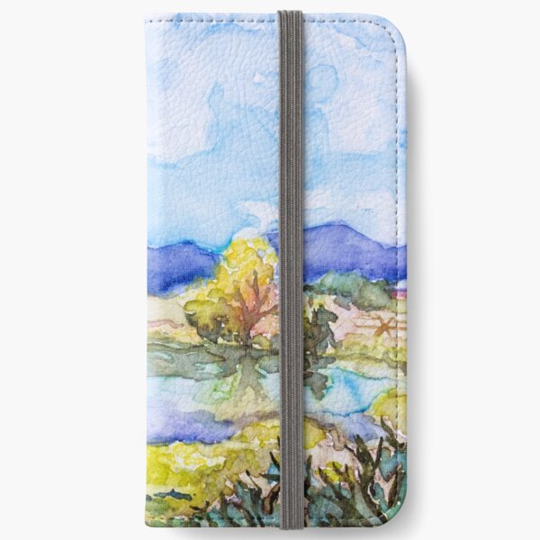 Autumn Mountainscape iPhone Wallet