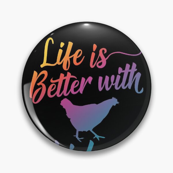 Item preview, Life is better with Chickens designed and sold by LushCatDesign.