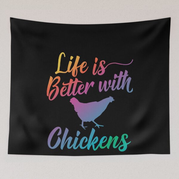 Item preview, Life is better with Chickens designed and sold by LushCatDesign.