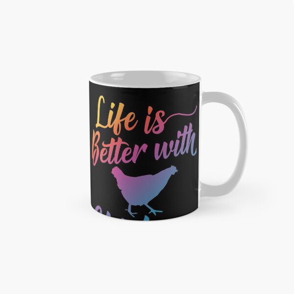 Item preview, Life is better with Chickens designed and sold by LushCatDesign.