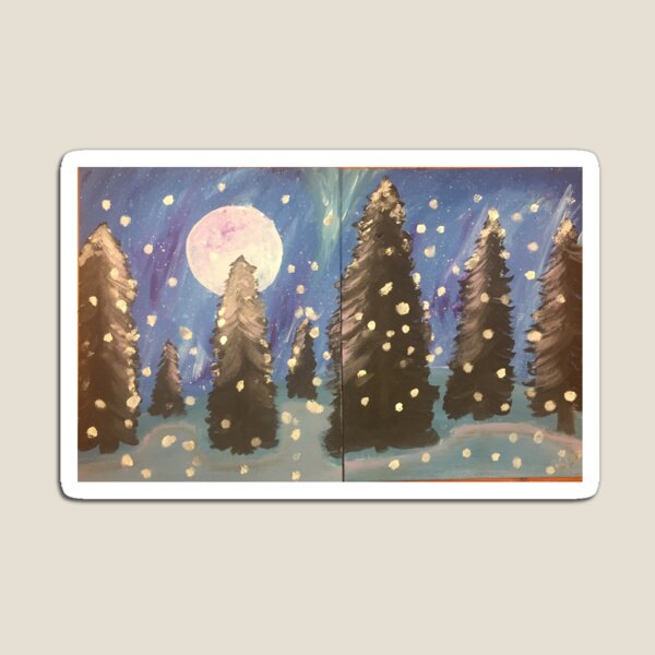 Item preview, Moon and Trees designed and sold by SashaSprite.