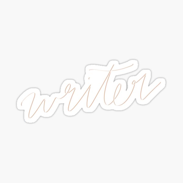 Writer Text Sticker