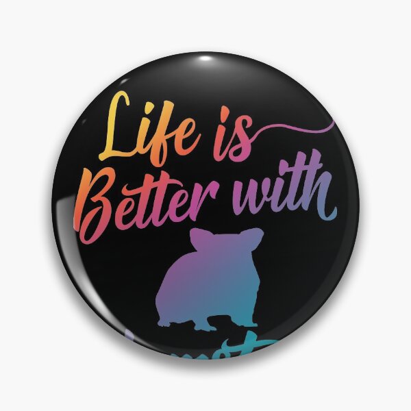Item preview, Life is better with Hamsters designed and sold by LushCatDesign.