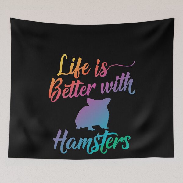Item preview, Life is better with Hamsters designed and sold by LushCatDesign.