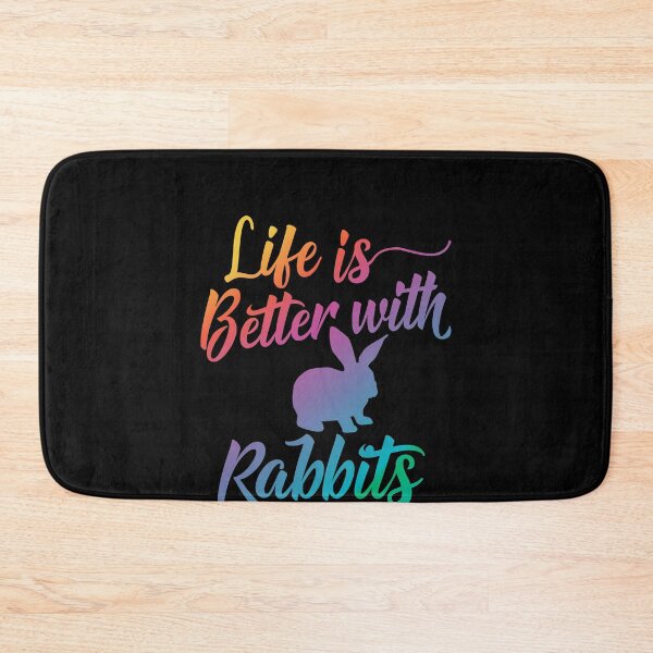 Item preview, Life is better with Rabbits designed and sold by LushCatDesign.