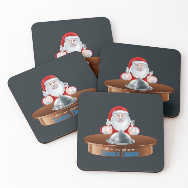 Item preview, Winner, Winner Santa’s Dinner! Dark Grey designed and sold by PawsitiveMum.