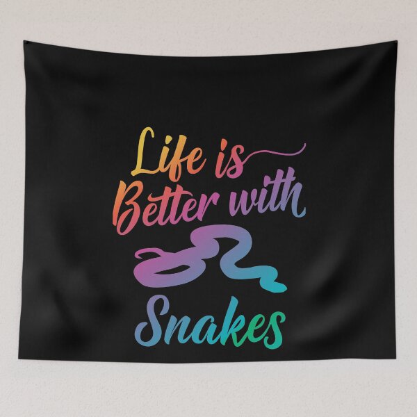 Item preview, Life is better with Snakes designed and sold by LushCatDesign.