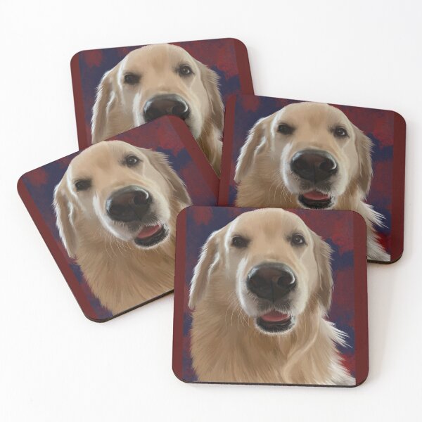 Item preview, Atticus, the Beautiful Golden Retriever   designed and sold by MamaODea.