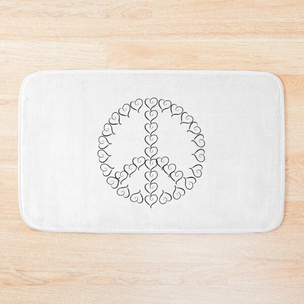 Item preview, peace and love designed and sold by JokesAndFun.