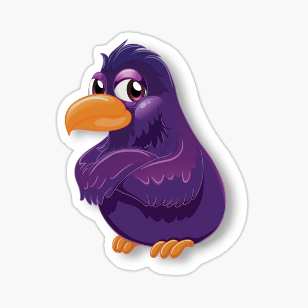 The Purple Bird Sticker