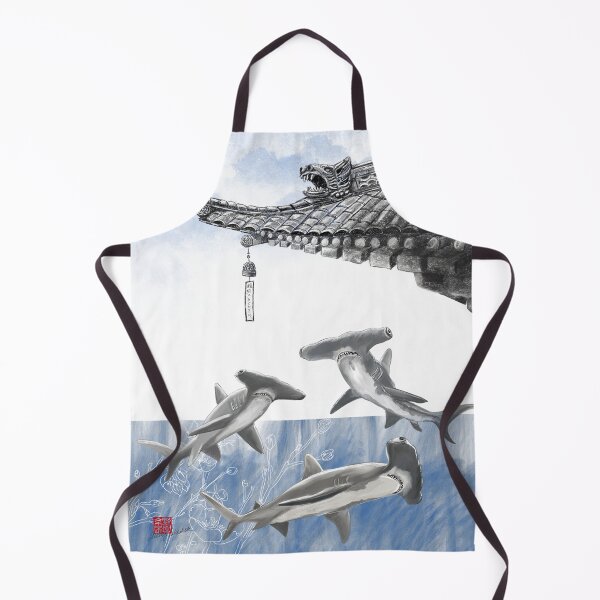 Item preview, Hammerhead Sharks and Asian Palace Roof designed and sold by Audrey Takeshta.