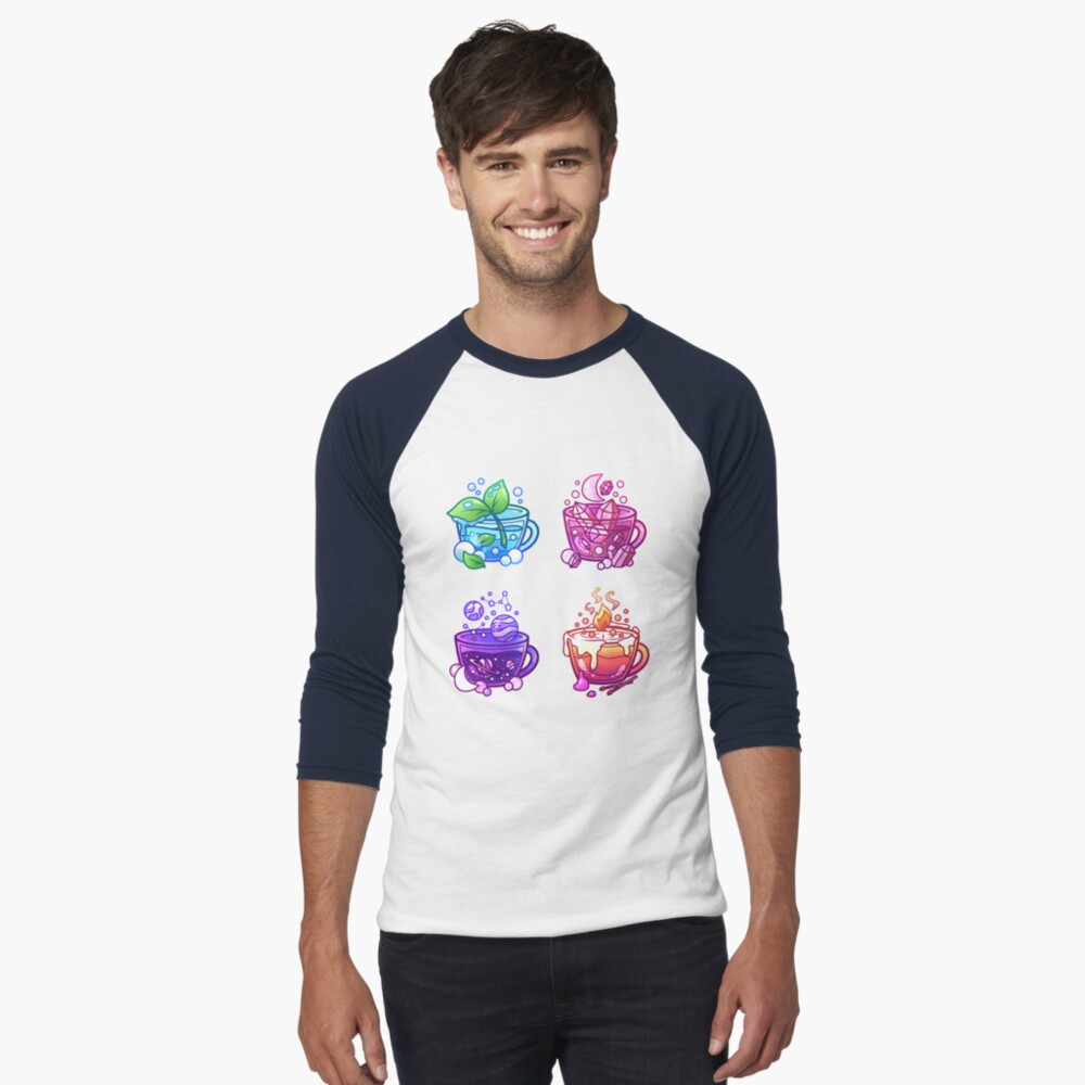 Item preview, Baseball ¾ Sleeve T-Shirt designed and sold by heysoleilart.