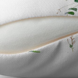 Alternate view of Eucalyptus Watercolor Throw Pillow