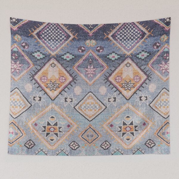 Aperçu de l'œuvre Traditional Vintage Moroccan Berber Rug Style créée et vendue par SpaceBazaar.