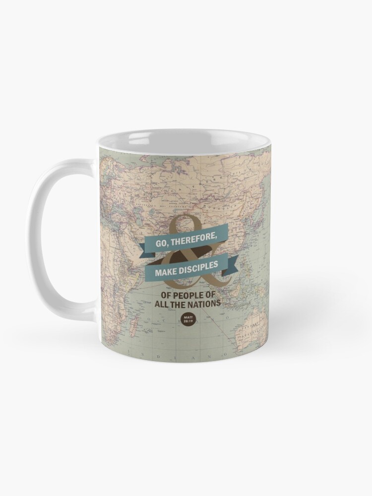 Thumbnail 3 of 6, Coffee Mug, Matthew 28:19 designed and sold by JenielsonDesign.