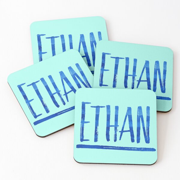 Item preview, Ethan abstract painting boy's name designed and sold by ComicKitsch.