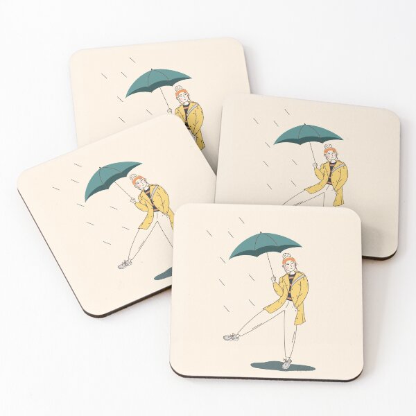 Item preview, Rainy Day Umbrella Illustration designed and sold by ammy-v2.