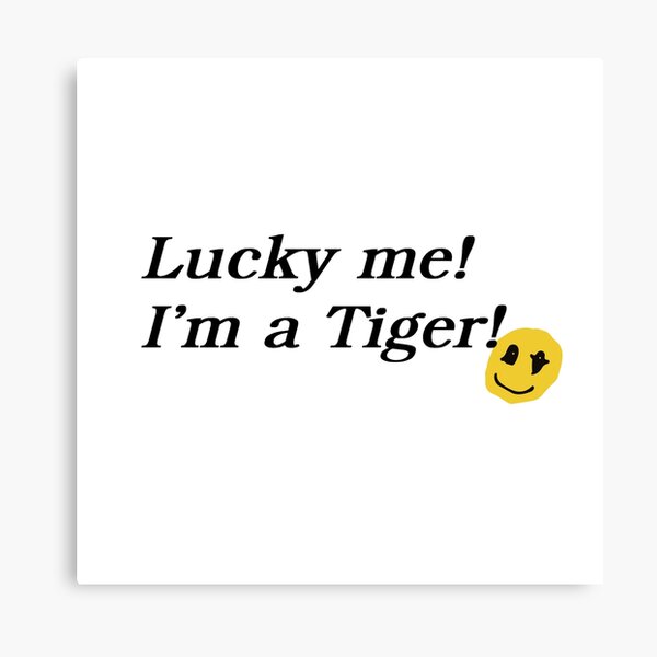 KIDS SEE TIGERS Canvas Print