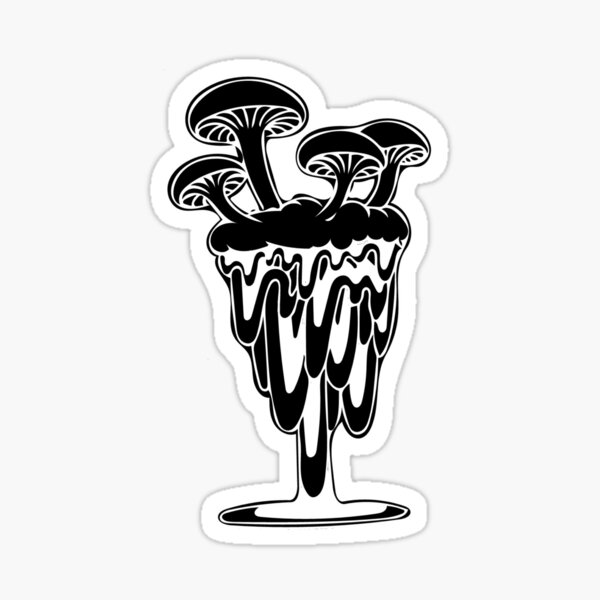 Mushroom Melt 2 Sticker