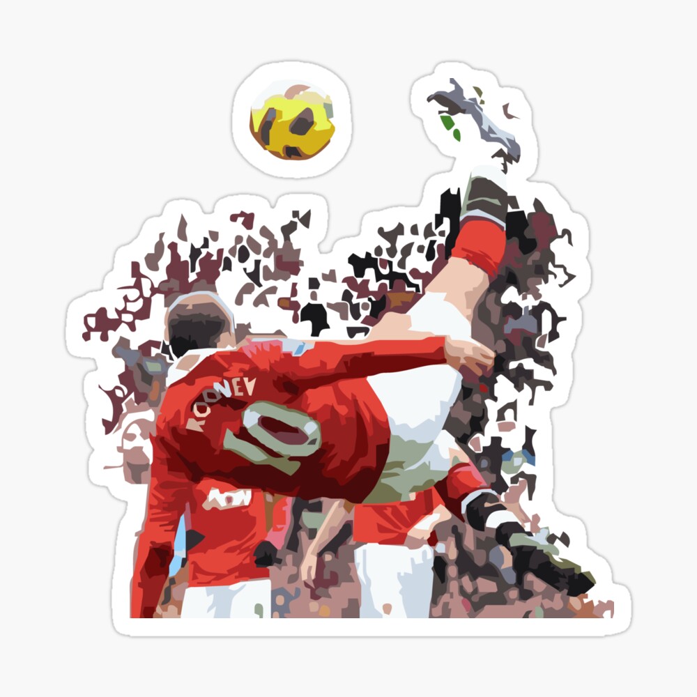 ORIMAMI Soccer Star Wayne Rooney Framed Poster with 1x35mm Film Mini Cell  Display,Printed Signed Photograph Gifts for Wayne Rooney Fans - 8x6 Inches