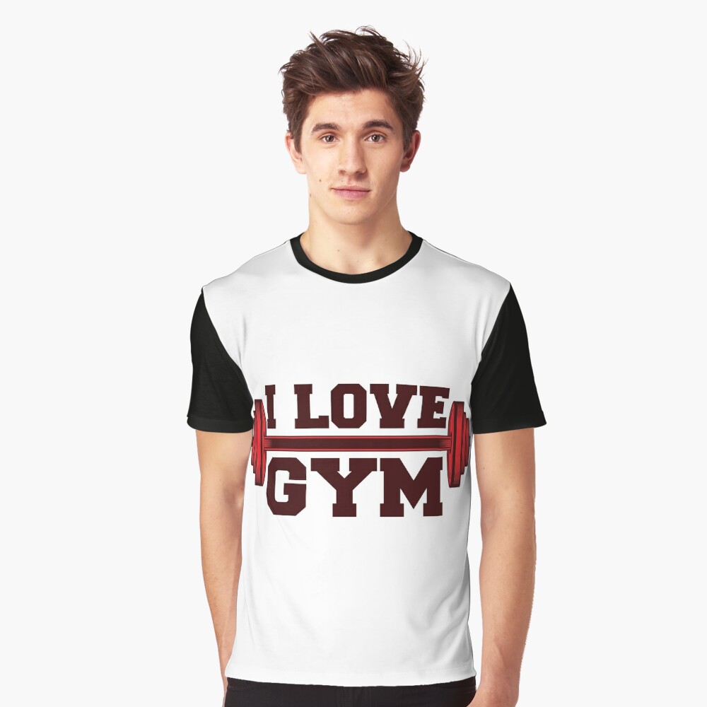 I Love U Clipart Transparent PNG Hd, I Love Gym Tshirt Desing, T