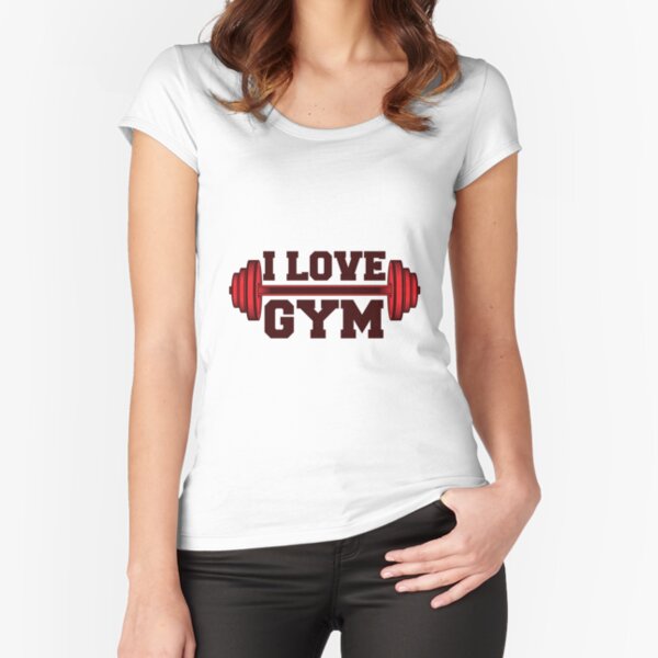 I love Gym tshirt - Megaphone - Loja Online de T-Shirts Personalizadas