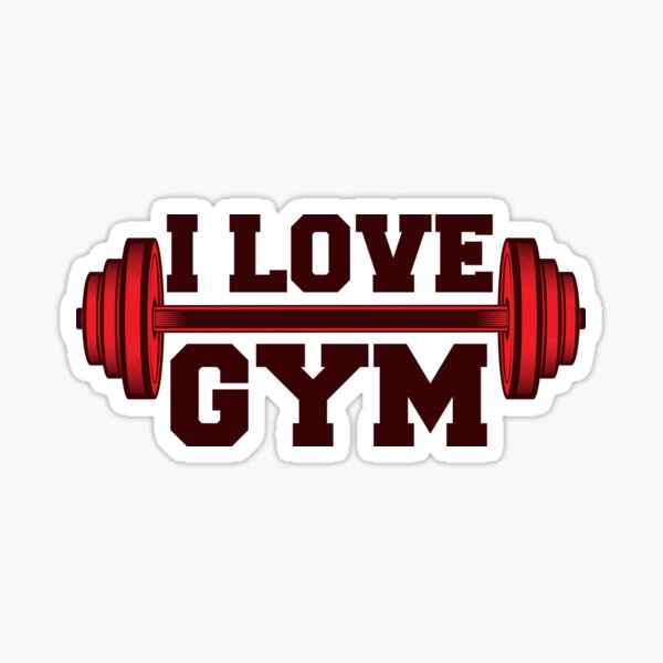 I love GYM - I Love Gym - Sticker