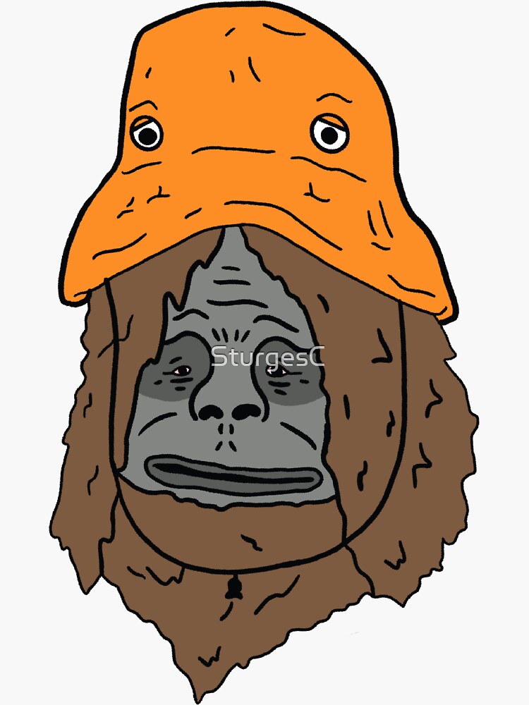 Sassy the sasquatch  Sticker for Sale by SturgesC