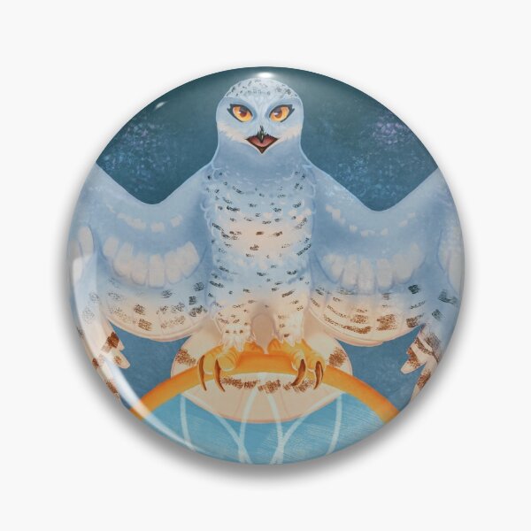 Item preview, Snow owl with dream catcher designed and sold by Vhitany.