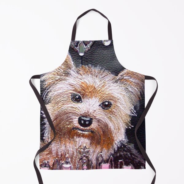 Item preview, DOG: Yorkie Yorkshire Terrier *Spanky*~Pop Art~Original Painting~LilyKoArt designed and sold by Spinning Plates 360.