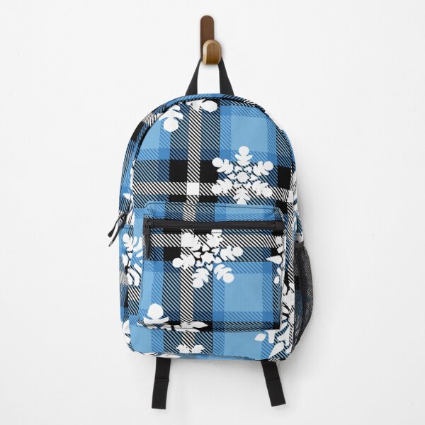 Item preview, blue Black Plaid Buffalo pattern Snowflakes Gift designed and sold by Space Art.