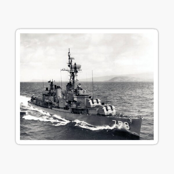 USS STRONG (DD-758) SHIP'S STORE Sticker