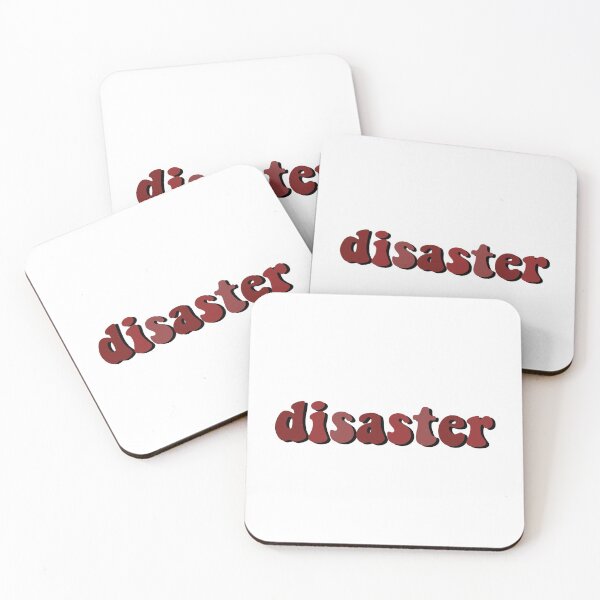 Item preview, disaster designed and sold by wordswithfonts.