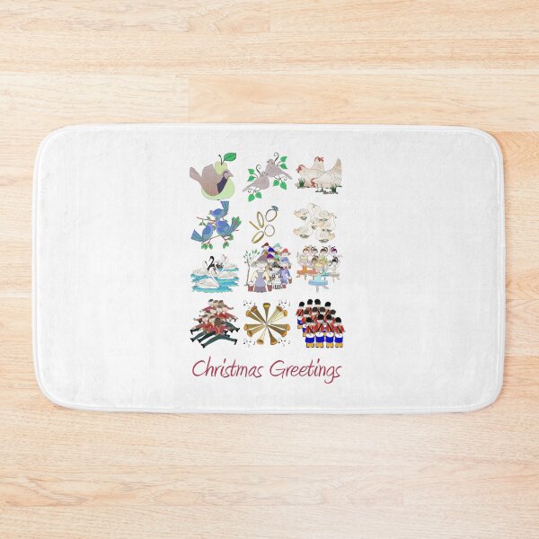 Item preview, The Twelve Days of Christmas, Christmas Greetings designed and sold by wiccked.